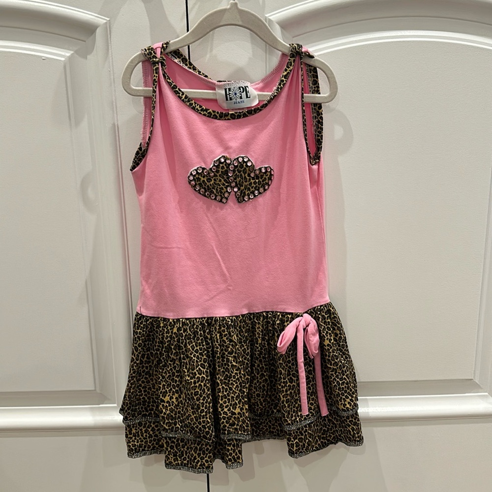 Hope Jeans Pink Leopard Dress